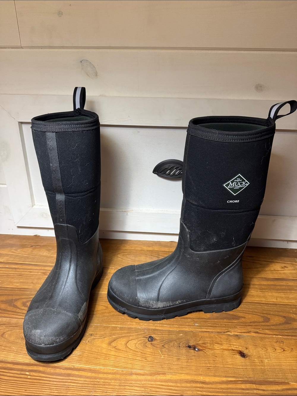 Well Loved Muck Boots worn by woman Chore Outdoor